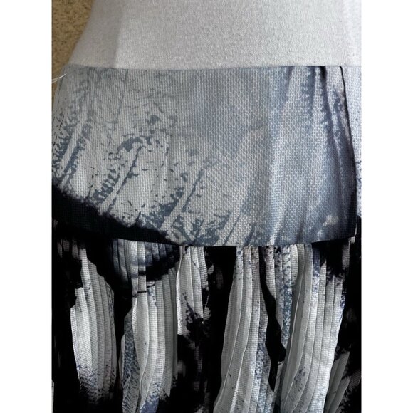 Katharine Kidd NWT $325 silk pleat skirt Size 10 high waist fairy Goth Whimsy - Picture 2 of 9